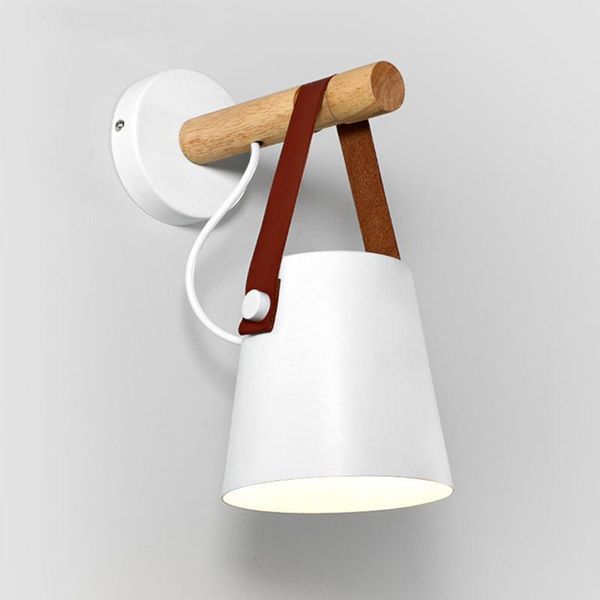 wall lamp nordic solid wood belt style personality iron white/black lampshade e27 light modern home el cafe decor
wall lamp nordic solid wood belt style personality iron white/black lampshade e27 light modern home el cafe decor