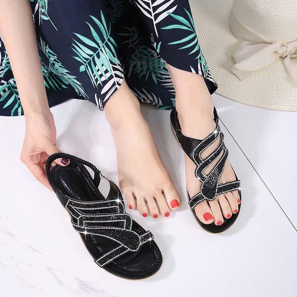 fashion summer wedge diamond sandals casual women shoes ladies sandalias big size, Black
fashion summer wedge diamond sandals casual women shoes ladies sandalias big size, Black