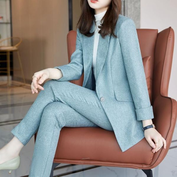 women's two piece pants korean office suit skirt autumn and winter elegant long sleeve loose jacket purple, White
women's two piece pants korean office suit skirt autumn and winter elegant long sleeve loose jacket purple, White