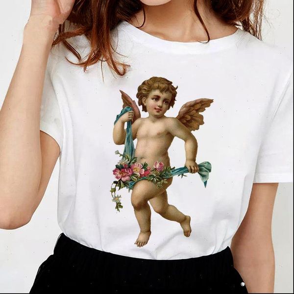 fashion short sleeved white t shirt women kawaii angel wings pattern printing t shirt vintage harajuku tees female tshirt
fashion short sleeved white t shirt women kawaii angel wings pattern printing t shirt vintage harajuku tees female tshirt