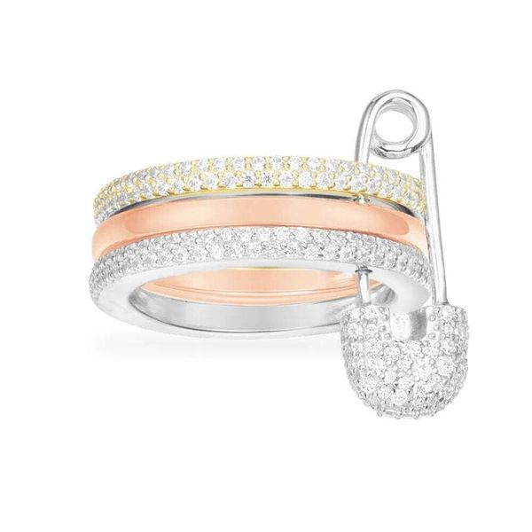 cluster rings soelle fashion real 925 sterling silver pink color triple hoops and safety pin ring micro 3a cuibc zirconia women brand jewelr, Golden;silver
cluster rings soelle fashion real 925 sterling silver pink color triple hoops and safety pin ring micro 3a cuibc zirconia women brand jewelr, Golden;silver