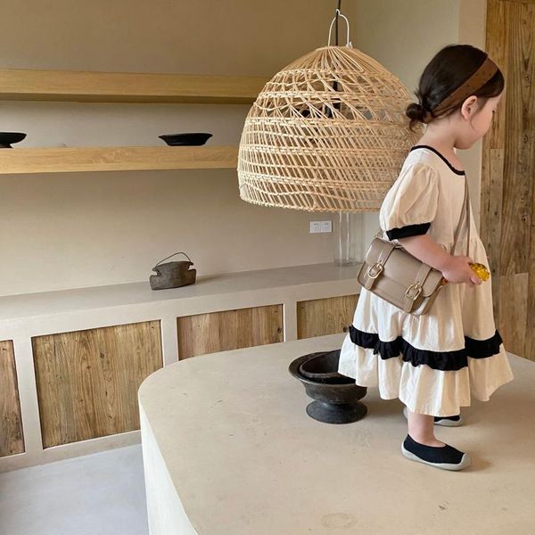 girl's dresses children's dress 2021 summer girls cute patchwork color korean cotton crew neck loose casual knee-length, Red;yellow
girl's dresses children's dress 2021 summer girls cute patchwork color korean cotton crew neck loose casual knee-length, Red;yellow