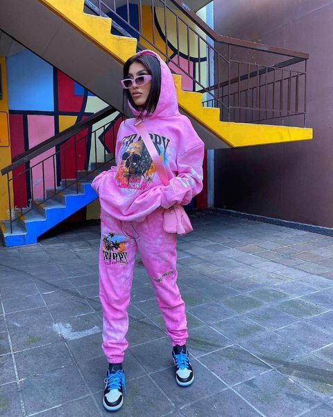 women's two piece pants coffee set women casual street hip-hop skull print hooded sets, White
women's two piece pants coffee set women casual street hip-hop skull print hooded sets, White