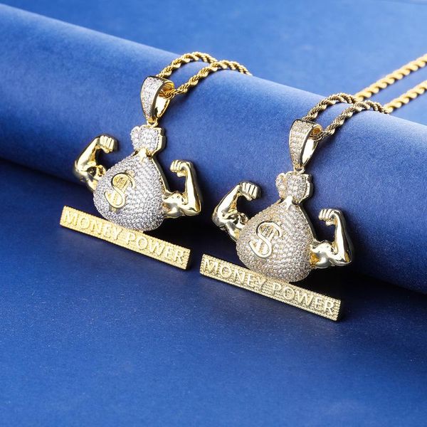 pendant necklaces hip hop + cubic zirconia paved bling iced out money power dollars pendants necklace for men rapper jewelry gold color, Silver
pendant necklaces hip hop + cubic zirconia paved bling iced out money power dollars pendants necklace for men rapper jewelry gold color, Silver
