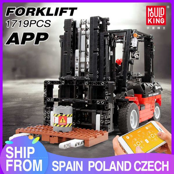 mould king moc high-tech the engineering vehicles rc forklift mk ii truck building blocks bricks kids diy toys birthday gifts x0902
mould king moc high-tech the engineering vehicles rc forklift mk ii truck building blocks bricks kids diy toys birthday gifts x0902