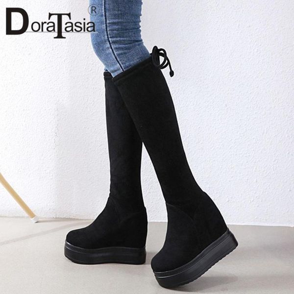 boots doratasia elegant ladies platform autumn winter height increasing high heels women's casual party shoes woman, Black
boots doratasia elegant ladies platform autumn winter height increasing high heels women's casual party shoes woman, Black