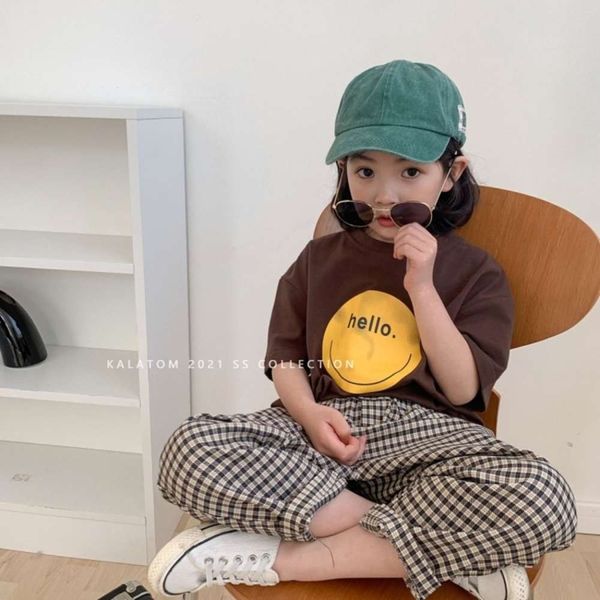 spring new kalatom children's wear korean printed short sleeve t-shirt for boys and girls, Blue
spring new kalatom children's wear korean printed short sleeve t-shirt for boys and girls, Blue