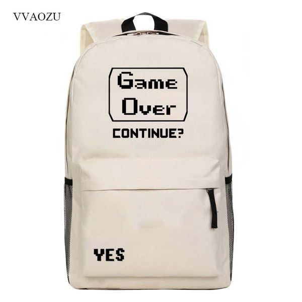 backpack casual funny game over printing harajuku style back pack shoulders bags schoolbag mochila men and women unisex
backpack casual funny game over printing harajuku style back pack shoulders bags schoolbag mochila men and women unisex