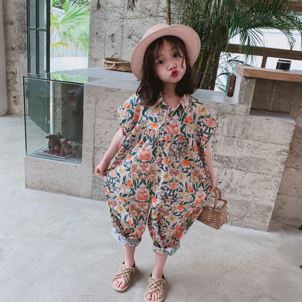 girl jumpsuit cotton crushed flowers super loose lovely together clothing all cotton kids pants, Blue
girl jumpsuit cotton crushed flowers super loose lovely together clothing all cotton kids pants, Blue