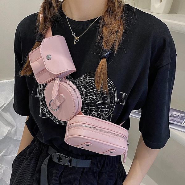 evening bags three-in-one belt bag 2021 summer high-quality pu leather women's designer handbag mini crossbody chest
evening bags three-in-one belt bag 2021 summer high-quality pu leather women's designer handbag mini crossbody chest