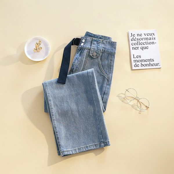 women's jeans spring style salt pants large size high waist, Blue
women's jeans spring style salt pants large size high waist, Blue