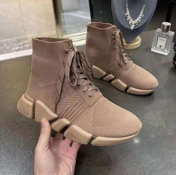 men knit lace-up sneaker boot 2.0 letter printed designer women speed cloth ultra-flexible molded sole bootie, Black
men knit lace-up sneaker boot 2.0 letter printed designer women speed cloth ultra-flexible molded sole bootie, Black