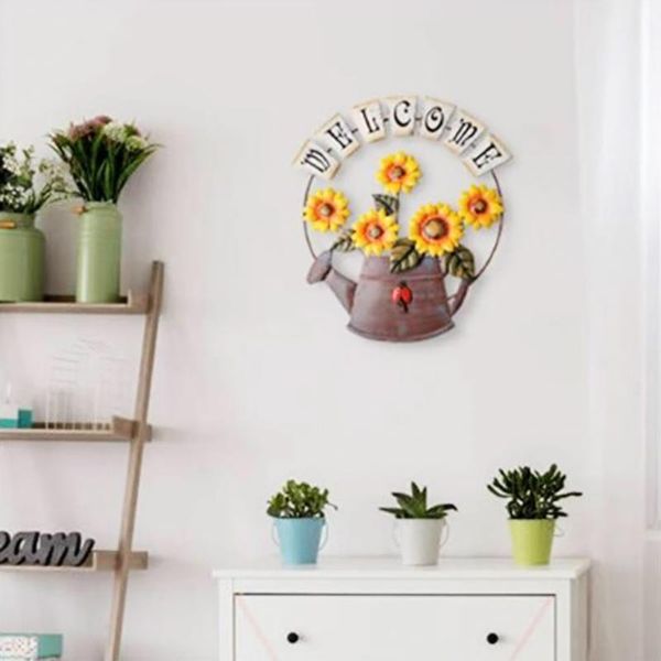garden decorations vintage iron hang sunflower welcomeing sign door hanging home decor
garden decorations vintage iron hang sunflower welcomeing sign door hanging home decor
