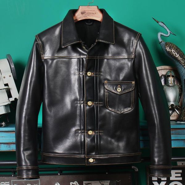 men's leather & faux 2021 black japan casual style genuine jacket men plus size 4xl real natural horsehide spring slim fit short 506 co
men's leather & faux 2021 black japan casual style genuine jacket men plus size 4xl real natural horsehide spring slim fit short 506 co