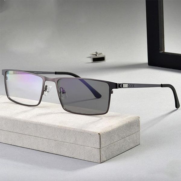 sunglasses business pochromic reading glasses alloy rectangular spectacle frame presbyopia diopter from +0.5 0.75 to +6.0, White;black
sunglasses business pochromic reading glasses alloy rectangular spectacle frame presbyopia diopter from +0.5 0.75 to +6.0, White;black