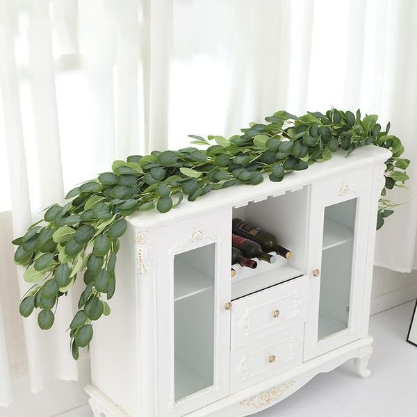 decorative flowers & wreaths 200cm artificial plants eucalyptus green leaf ivy vine for home wedding decor wholesale diy hanging garland
decorative flowers & wreaths 200cm artificial plants eucalyptus green leaf ivy vine for home wedding decor wholesale diy hanging garland