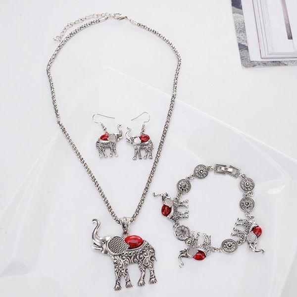 earrings & necklace fashion african jewelry sets for women vintage silver color elephant pendant bracelets jewellery gift
earrings & necklace fashion african jewelry sets for women vintage silver color elephant pendant bracelets jewellery gift