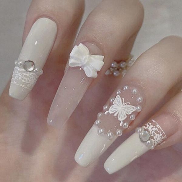 false nails 24pcs white butterfly nail patch sweet style glue type removable long paragraph manicure save time cin6 899, Red;gold
false nails 24pcs white butterfly nail patch sweet style glue type removable long paragraph manicure save time cin6 899, Red;gold