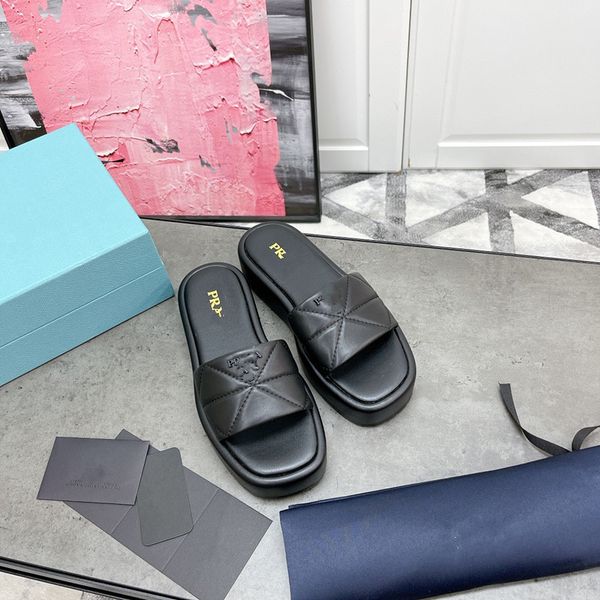 slipper high version p family summer round head clip toe thick bottom white leisure leather rubber korean one line slippers for womenzly, Black
slipper high version p family summer round head clip toe thick bottom white leisure leather rubber korean one line slippers for womenzly, Black
