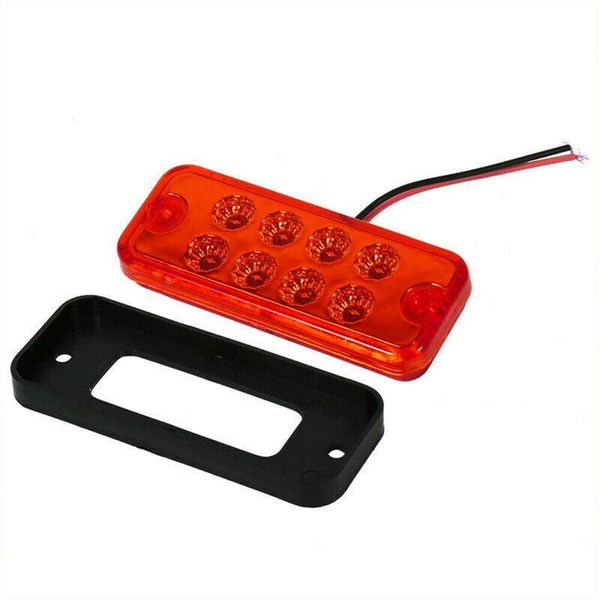 emergency lights off-road vehicle side pickup rectangle red suv 12v semi-trailer