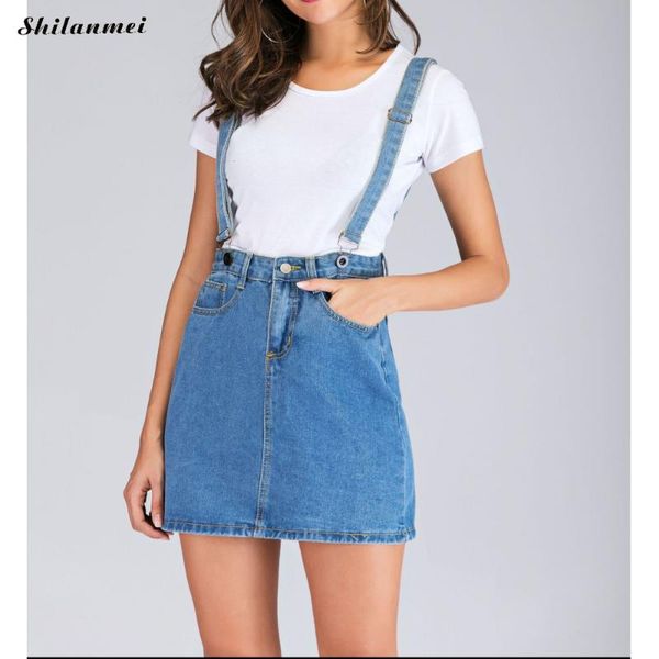 skirts women high waist a-line skirt 2021 summer denim suspender jeans elastic slim preppy style girls fashion dailywear, Black
skirts women high waist a-line skirt 2021 summer denim suspender jeans elastic slim preppy style girls fashion dailywear, Black