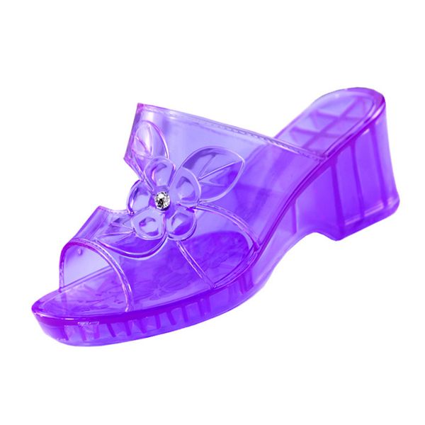 women platform slippers floral wedge heel summer shoes candy colors outdoor ladies shoes wearable non-slip beach slippers, Black
women platform slippers floral wedge heel summer shoes candy colors outdoor ladies shoes wearable non-slip beach slippers, Black