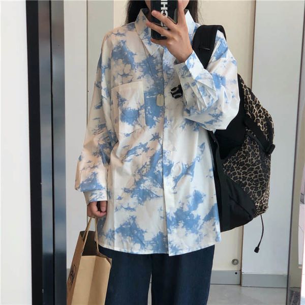autumn 20211 korean blouse of large size female shirts irregular blue tie-dye long sleeve shirt loose jacket couple trend v0ro, White;black
autumn 20211 korean blouse of large size female shirts irregular blue tie-dye long sleeve shirt loose jacket couple trend v0ro, White;black