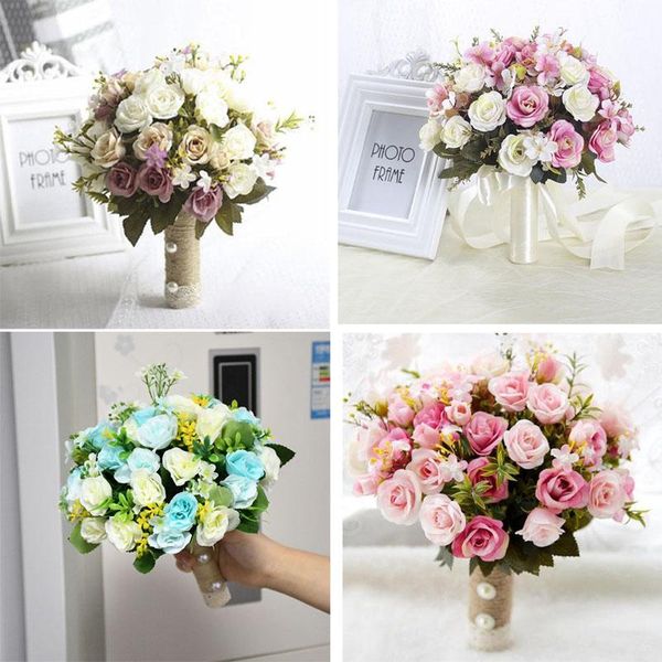 wedding flowers sexemara bouquet for ramos de novia artificiales pink blue purple red ribbon handle accessories
wedding flowers sexemara bouquet for ramos de novia artificiales pink blue purple red ribbon handle accessories