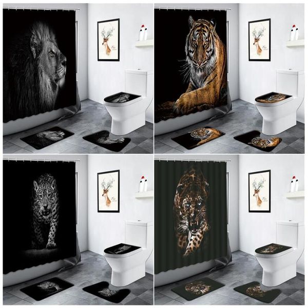 shower curtains wild animals leopard curtain wildlife tiger lion black background decor bathroom carpet toilet rug non-slip bath mats set
shower curtains wild animals leopard curtain wildlife tiger lion black background decor bathroom carpet toilet rug non-slip bath mats set