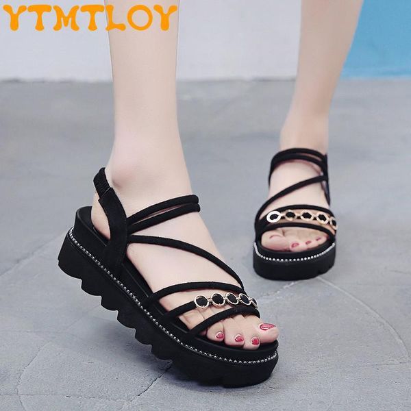 sandals summer leisure thick-soled 2021 students korean fashion trendy beach shoes open-toed little fairy mini roman, Black
sandals summer leisure thick-soled 2021 students korean fashion trendy beach shoes open-toed little fairy mini roman, Black