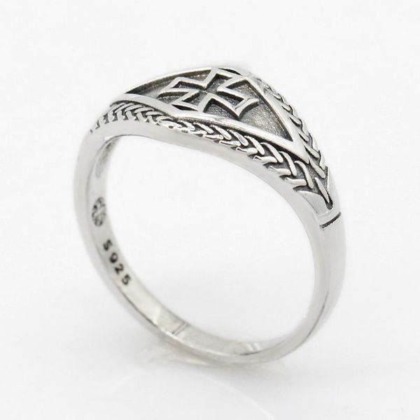 cluster rings 925 sterling silver cross men ring knights templars vintage punk christian retro thai for male fashion jewelry, Golden;silver
cluster rings 925 sterling silver cross men ring knights templars vintage punk christian retro thai for male fashion jewelry, Golden;silver