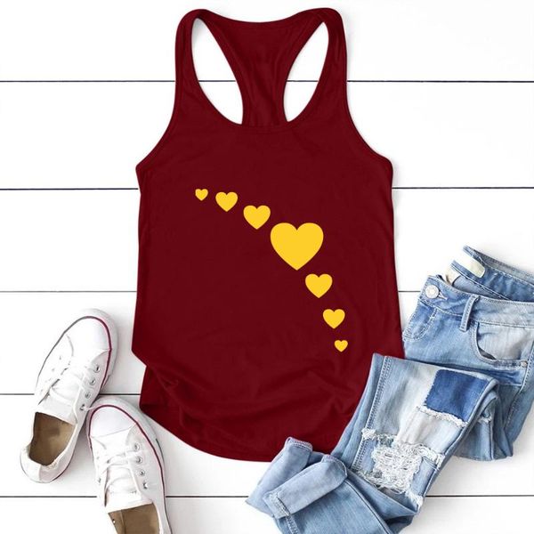 women's tanks & camis 2021 fashion hearts printed tank women sleeveless summer vest casual femme round neck for girls cotton ropa, White
women's tanks & camis 2021 fashion hearts printed tank women sleeveless summer vest casual femme round neck for girls cotton ropa, White