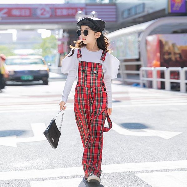 jumpsuits girls overalls autumn children clothing casual kids suspender trousers plaid trouser 3-14y teenage pants, Blue
jumpsuits girls overalls autumn children clothing casual kids suspender trousers plaid trouser 3-14y teenage pants, Blue