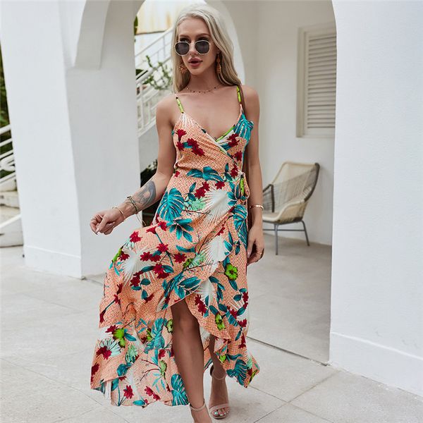 2021 spring new bohemian spaghetti strap floral women v neck holiday style ladies high waist summer es zbl1, Black;gray
2021 spring new bohemian spaghetti strap floral women v neck holiday style ladies high waist summer es zbl1, Black;gray