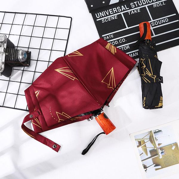 umbrellas fully automatic 3 folding umbrella black coating sunscreen sunny rain woman sun men travel parasol
umbrellas fully automatic 3 folding umbrella black coating sunscreen sunny rain woman sun men travel parasol