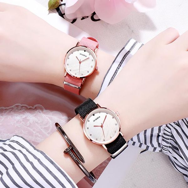 wristwatches cute fashion ladies watches fabric strap quartz wristwatch elegant rhinestone dress watch women clock relogio feminino reloj, Slivery;brown
wristwatches cute fashion ladies watches fabric strap quartz wristwatch elegant rhinestone dress watch women clock relogio feminino reloj, Slivery;brown