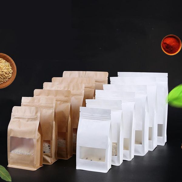 gift wrap 50pcs paper bag open window organ seeds custom large plastic packaging food seal self-sealing
gift wrap 50pcs paper bag open window organ seeds custom large plastic packaging food seal self-sealing
