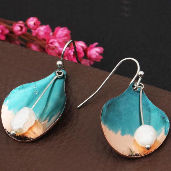 retro pearl earrings hook drop dangle earrings women jewelry gift, Silver
retro pearl earrings hook drop dangle earrings women jewelry gift, Silver