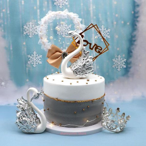 other festive & party supplies 2pc/ wedding valentine's day cake decoration plastic crown gold silver swan flamingo birthday dress up
other festive & party supplies 2pc/ wedding valentine's day cake decoration plastic crown gold silver swan flamingo birthday dress up
