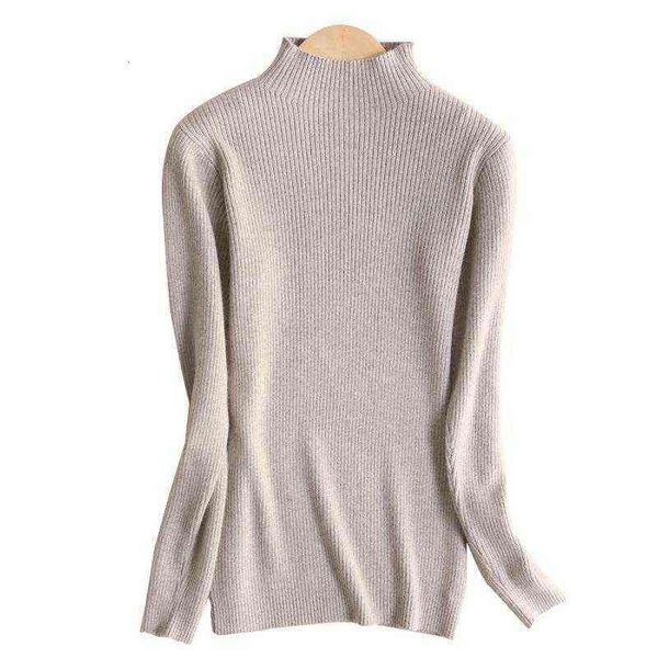 simple french temperament tight sweater women's 2021 half high neck slim short knit bottoming shirt, White;black
simple french temperament tight sweater women's 2021 half high neck slim short knit bottoming shirt, White;black