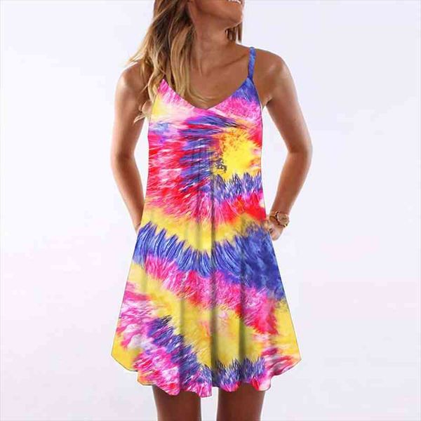 summer dresses women tie dye gradient mini short dress lady strap striped casual v-neck loose beach dress vestidos, Black;gray
summer dresses women tie dye gradient mini short dress lady strap striped casual v-neck loose beach dress vestidos, Black;gray