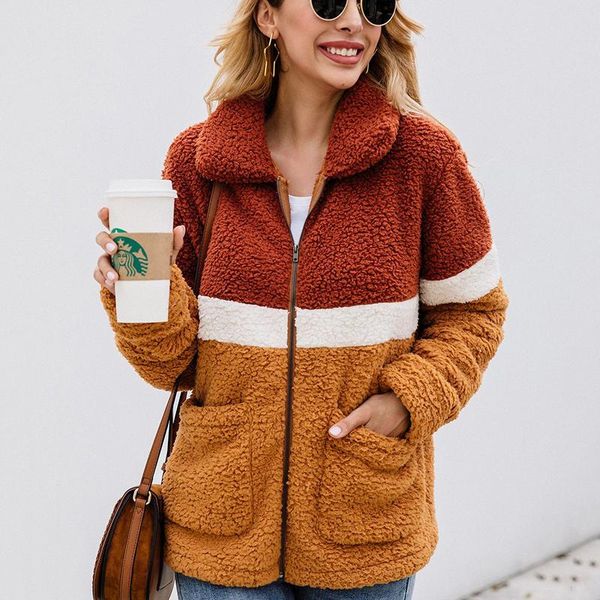 sweatshirt jacket ladies fashion winter jacket warm flannel fleece long sleeve hooded coat coat for ladies, Black;brown
sweatshirt jacket ladies fashion winter jacket warm flannel fleece long sleeve hooded coat coat for ladies, Black;brown