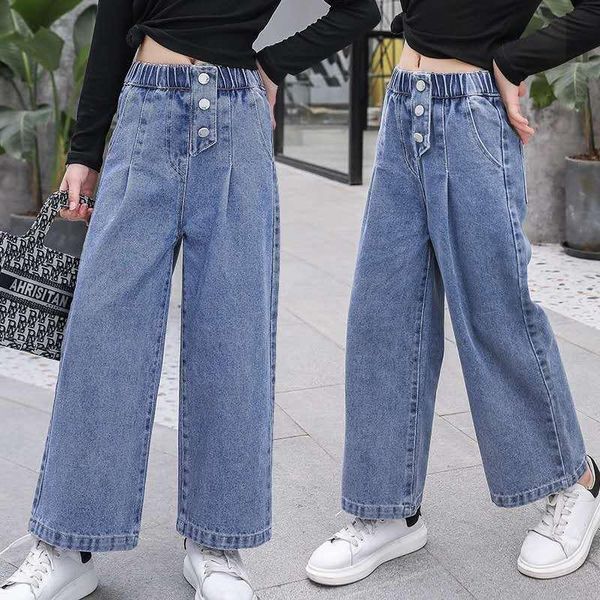 jeans 2021 spring autumn baby girls high waist kids fashion casual denim pants children wide leg girl clothes d621, Blue
jeans 2021 spring autumn baby girls high waist kids fashion casual denim pants children wide leg girl clothes d621, Blue