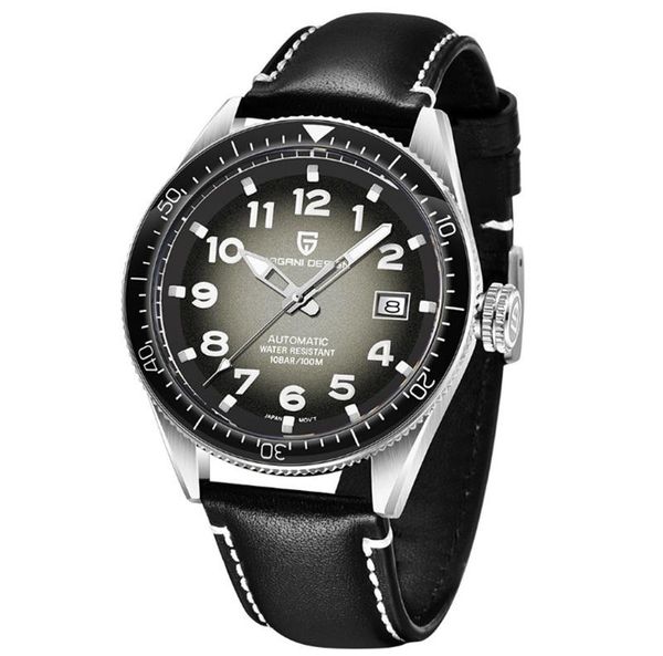 wristwatches pagani design 44mm men japanese automatic mechanical movement watch full stainless steel casual male watches a386, Slivery;brown
wristwatches pagani design 44mm men japanese automatic mechanical movement watch full stainless steel casual male watches a386, Slivery;brown