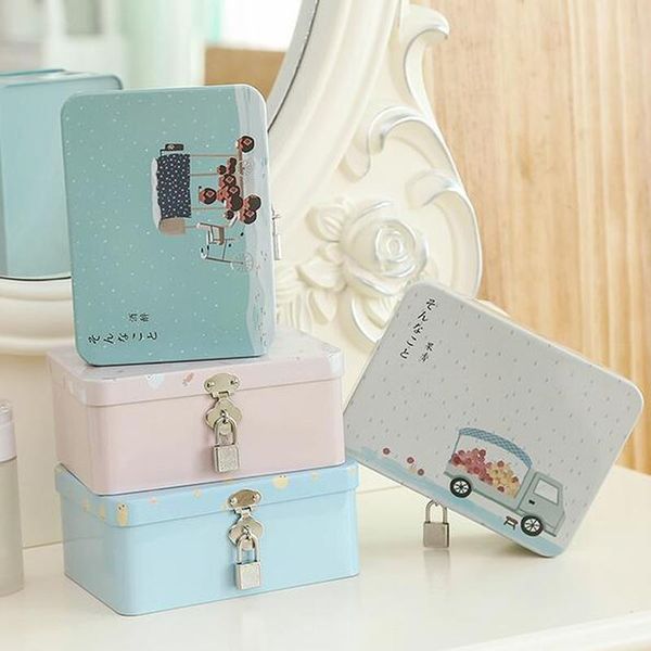 storage boxes & bins creative small tinplate box with lock and 2key stationery pencil case cosmetics jewelry deskorganizer
storage boxes & bins creative small tinplate box with lock and 2key stationery pencil case cosmetics jewelry deskorganizer