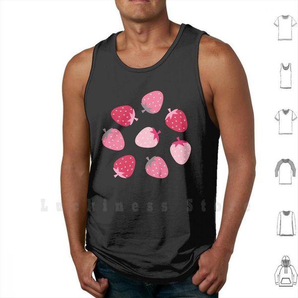 strawberry fields tank vest sleeveless strawberries pattern spring summer fruit food vegan, White;black
strawberry fields tank vest sleeveless strawberries pattern spring summer fruit food vegan, White;black