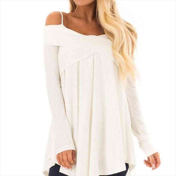 women sweaters fashion autumn winter long sleeve cross neck sweater sling solid color womens clothing pull femme, White;black
women sweaters fashion autumn winter long sleeve cross neck sweater sling solid color womens clothing pull femme, White;black