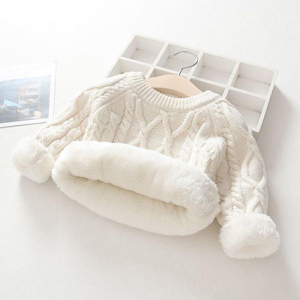 pullover bibicola plush inside pure color winter boy girl kid thick knitted turtleneck shirts solid high collar fluff sweater, Blue
pullover bibicola plush inside pure color winter boy girl kid thick knitted turtleneck shirts solid high collar fluff sweater, Blue