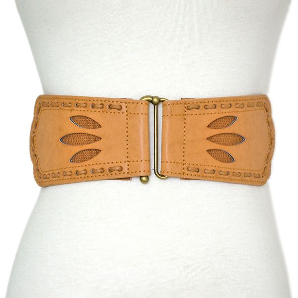 fashionable and versatile new women's wide belt, hollow imitation leather elastic waist cover, Black;brown
fashionable and versatile new women's wide belt, hollow imitation leather elastic waist cover, Black;brown