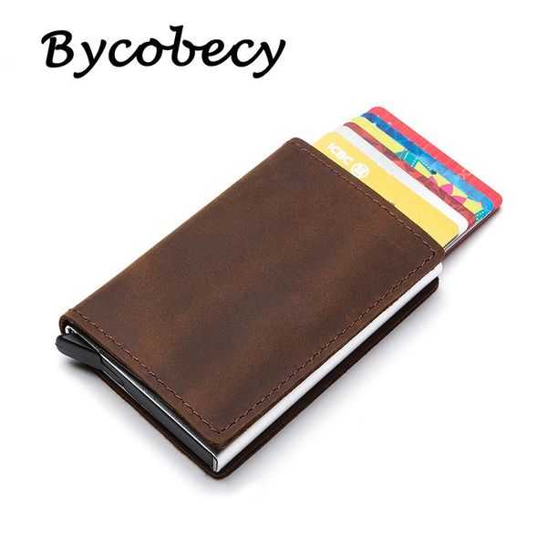 wallets wallet card case holder business bank blocking protection id rfid men's metal pickup purse women leather boxbycobecy, Red;black
wallets wallet card case holder business bank blocking protection id rfid men's metal pickup purse women leather boxbycobecy, Red;black